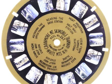 White Mts N.H. - View-Master Blue Ring Reel - vintage - (BR-267c) Fashion