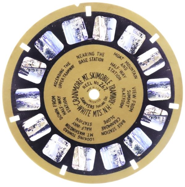 White Mts N.H. - View-Master Blue Ring Reel - vintage - (BR-267c) Fashion