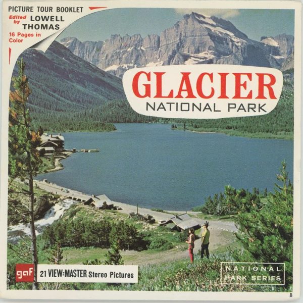 Glacier National Park- View- Master 3 Reel Packet - 1970s views - vintage - vintage - (PKT-A296-G1B) Discount