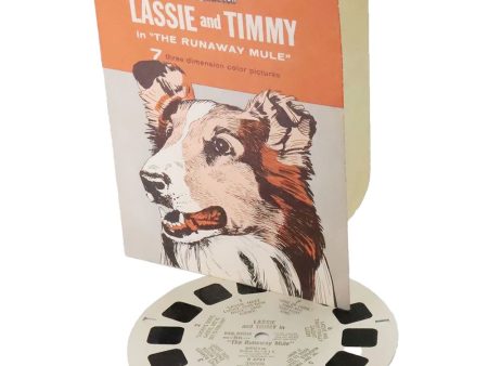 Lassie and Timmy in Runaway Mule - ViewMaster - Single Reel Pack Sale