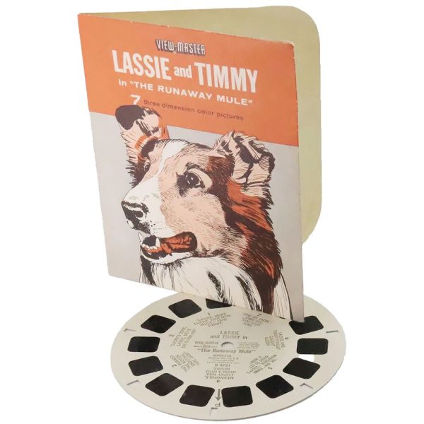 Lassie and Timmy in Runaway Mule - ViewMaster - Single Reel Pack Sale