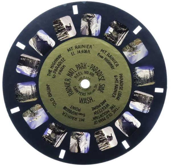 Rainier Nat l Park - View-Master Gold Center Reel - vintage - (GC-108) on Sale