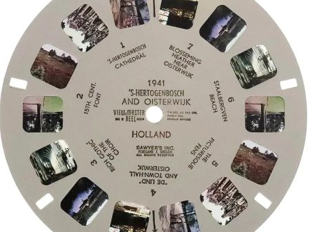 1941 -  S-Hertogenbosch and Oisterwijk Holland  - View-Master - Vintage Single Reel For Sale