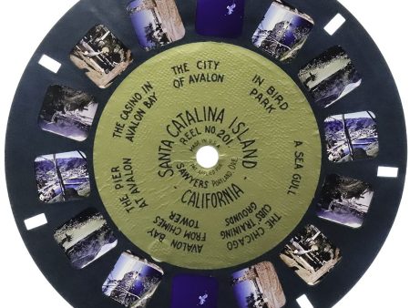 Santa Catalina Island - View-Master Gold Center Reel - vintage - (GC-201c) Online