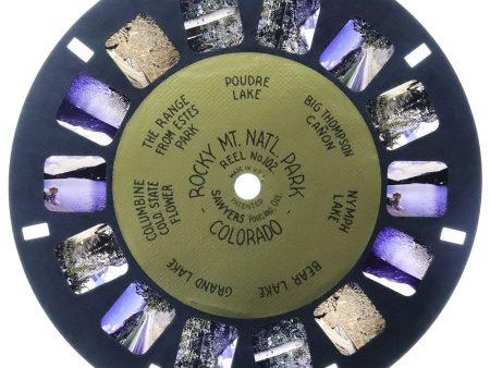 Rocky Mt. Nat l Park - View-Master Gold Center Reel - vintage - (GC-102c) Online