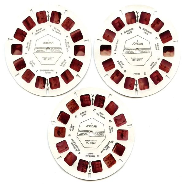 Jordan - View-Master 3 Reel Set on Card - (zur Kleinsmiede) - (BC532-123-EM) - vintage Supply