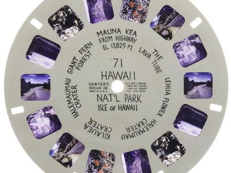 Hawaiian Nat l Park - View-Master Hand Letter Reel - vintage - (HL-71n) Hot on Sale