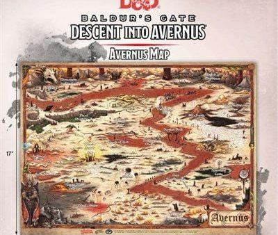 D&D Game Mat - Avernus (23  x 15 ) Fashion