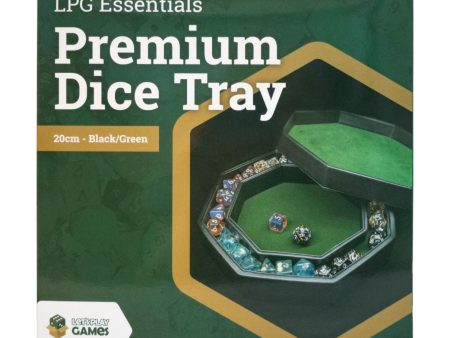 LPG Essentials - Premium Dice Tray (20cm - Black Green) Sale