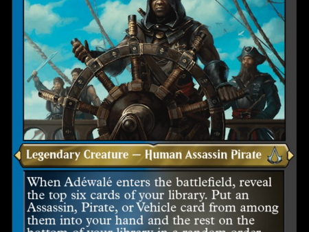 Adewale, Breaker of Chains (Foil Etched) [Assassin s Creed] Cheap