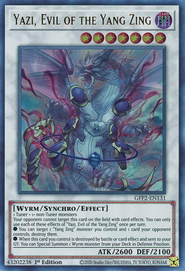 Yazi, Evil of the Yang Zing [GFP2-EN131] Ultra Rare Online Hot Sale