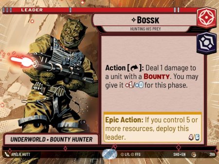 Bossk - Hunting His Prey (Hyperspace) (289) [Shadows of the Galaxy] Online Hot Sale