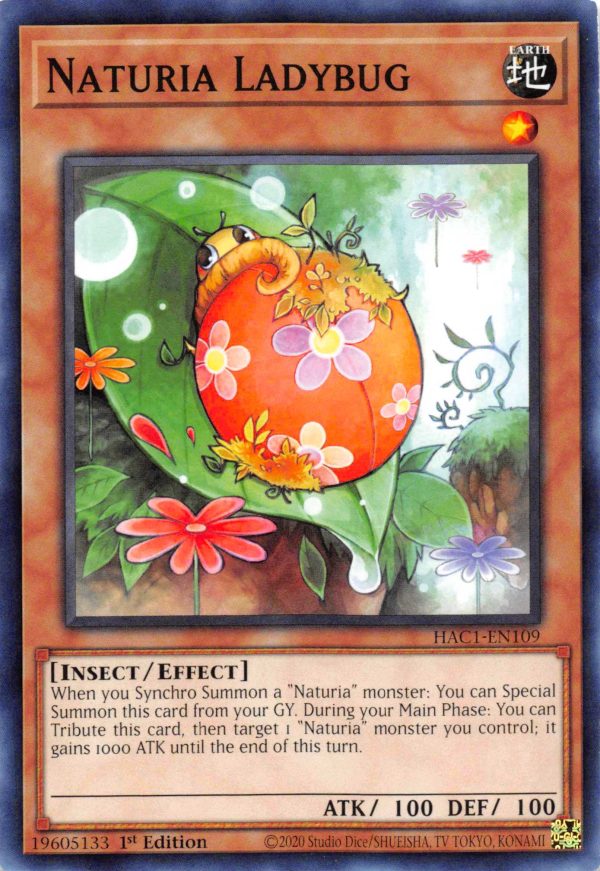 Naturia Ladybug [HAC1-EN109] Common Supply